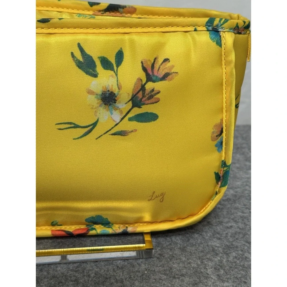 Lug Parasail Cosmetic Bag Case Flowers‎ Yellow